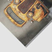 ラスティレトロイエローフィクション車AU7デクページ 薄葉紙 (詳細)