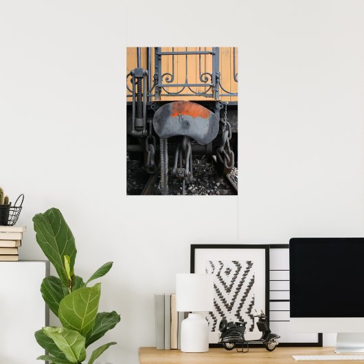 ラスティングバッファ古い蒸気列車ルマストロのポスター ポスター (ホームオフィス)