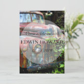 ラスティーオ素朴ールドトラック誕生日リタイアメントカスタム 招待状 (スタンド正面)