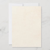 ラスティーテラコッタフラワーズブライダルシャワー 招待状 (裏面)