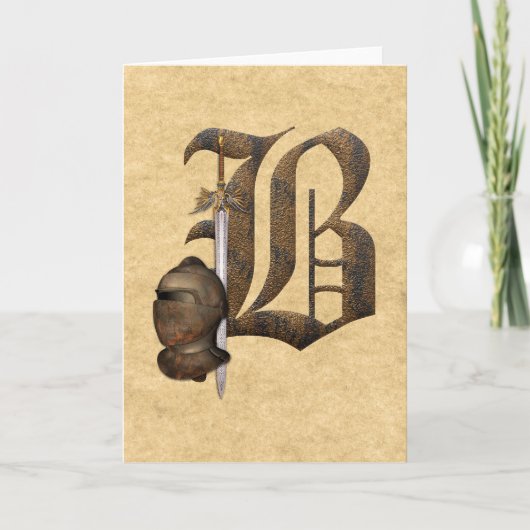 ラスティーナイツイニシャルB ノートカード (正面)