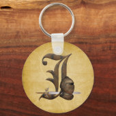 ラスティーナイツイニシャルJ キーホルダー (正面)