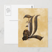 ラスティーナイツイニシャルL ポストカード (正面/裏面)