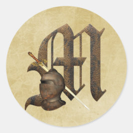 ラスティーナイツイニシャルM ラウンドシール