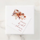 ラスティーバースデーブルーンフラワー ブライダルシャワー フェイバータグ (インサイチュ)