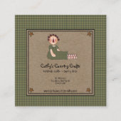 ラスティー初期のスターズホームズプンビジネスカード スクエア名刺 (正面)