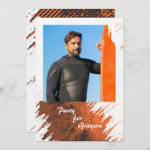 ラスティー グランジ フォト 招待状 (正面/裏面)