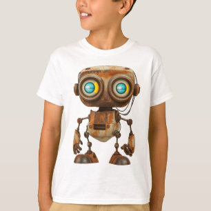 ラスティ予測できなロボット – レトロ漫画キャラクターIllus Tシャツ