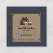 ラスティ初期のスターズカントリーラグドールクラフト スクエア名刺 (裏面)