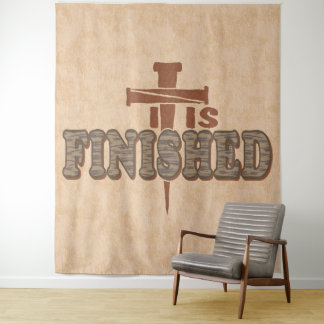 ラスティ爪、 ネイルクロスオブキリスト教デザイン タペストリー