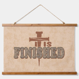 ラスティ爪、 ネイルクロスオブキリスト教デザイン 吊り下げ型タペストリー