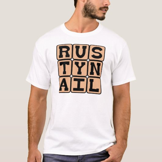 ラスティ爪、 ネイル、カクテル Tシャツ (正面)