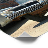 ラスティ1959クラシック2ドア車 ポスター (角)