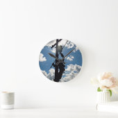 ラスティ・ザ・ラインマン ラウンド壁時計 (ホーム)