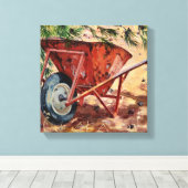 ラスティ・ホイールバロー2009 キャンバスプリント (インサイチュ (ウッドフロア))