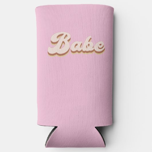 ラスティ ボホ レトロ ブライズメイド パーティー カン スリム缶クーラー (正面)