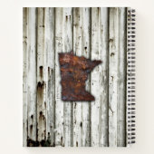 ラスティ・ミネソタ・シェイプ ノートブック (裏面)