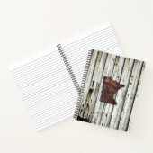 ラスティ・ミネソタ・シェイプ ノートブック (内部)