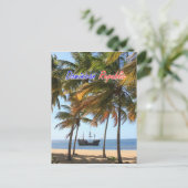 ラステレーナス・サマナ・ドミニカ共和国Posで出荷 ポストカード (スタンド正面)