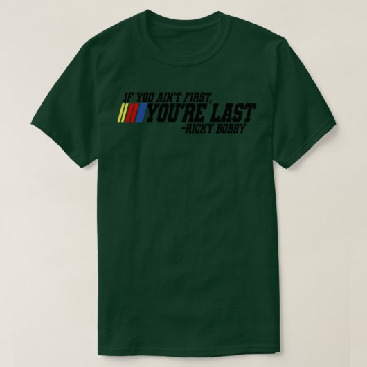 ラストもしのリッキー・ボビーを最初に見た Tシャツ (デザイン正面)