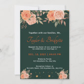 ラストアンドエメラルドグリーン秋の結婚式 招待状 (正面)