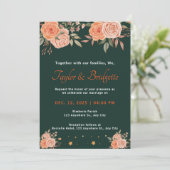 ラストアンドエメラルドグリーン秋の結婚式 招待状 (スタンド正面)