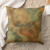 ラストアンドシーグリーンマーブル抽象芸術 クッション (ブランケット)
