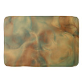 ラストアンドシーグリーンマーブル抽象芸術 バスマット (正面)