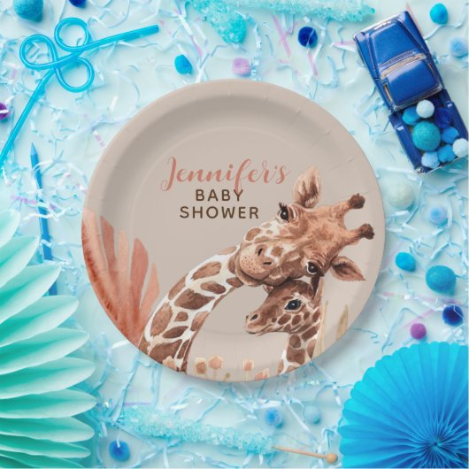 ラストアンドタンボホキラフェベビーシャワー紙プレート ペーパープレート (パーティー)