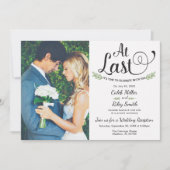 ラストウェディングレセプション招待状 招待状 (正面)