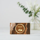 ラストオレンジアゲートアジェート弁護士弁護士金ゴールドペンニブ 名刺 (スタンド正面)