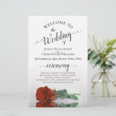 ラストオレンジエレガントバラバジェット結婚式 プログラム (スタンド正面)