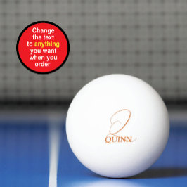 ラストオレンジモノグラムの卓球ラケット 卓球ボール