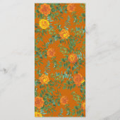 ラストオレン結婚ジのヴィンテージフローラ メニュー (裏面)