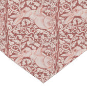 ラストカラーラビット&葉デザイナーデコール ショートテーブルランナー (コーナー)