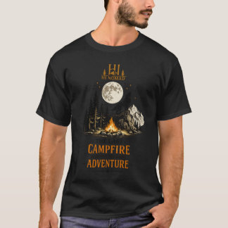 ラストキャンプファイヤーアドベンチャー - ハウリングウルフウィルダネス Tシャツ