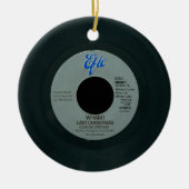 ラストクリスマスセラミッククリスマスツリーオーナメント セラミックオーナメント (正面)