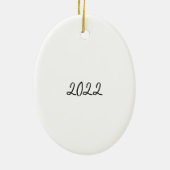 ラストクリスマスファーストカスタムホーム セラミックオーナメント (裏面)