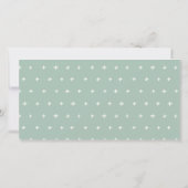 ラストシトラスオレンジボタニカルカップルシャワー招待状 サンキューカード (裏面)