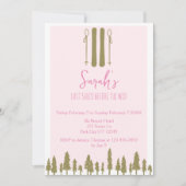 ラストシュレッドウィンタースキーバチェロレッテ 招待状 (正面)