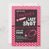 ラストショットブライダルシャワーの招待 招待状 (正面)