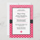 ラストショットブライダルシャワーの招待 招待状 (裏面)