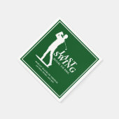 ラストスイングウィザーズリングや輪ゴルフ学士 スタンダードカクテルナプキン (角)