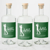 ラストスイングウィザーズリングや輪ゴルフ学士 リキュールボトルラベル (ボトル)