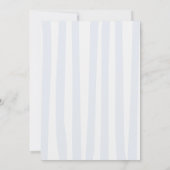 ラストスイングカントリークラブブルーストライプのブライダルシャワー 招待状 (裏面)