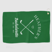 ラストスイングゴルフバチェロレッテ ゴルフタオル (横)