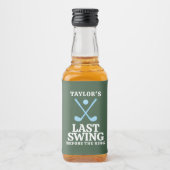 ラストスイングザゴフザリングや輪 リキュールボトルラベル (正面)