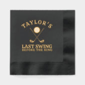 ラストスイングザゴフザリングや輪 箔ナプキン (正面)