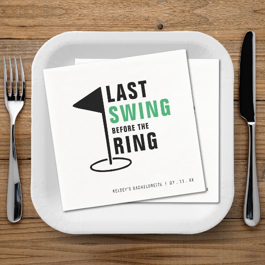 ラストスイングザゴフリングや輪バチェロレッテ スタンダードカクテルナプキン
