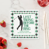 ラストスイングザゴフリングや輪バチュラーパーティ スタンダードランチョンナプキン (インサイチュ)